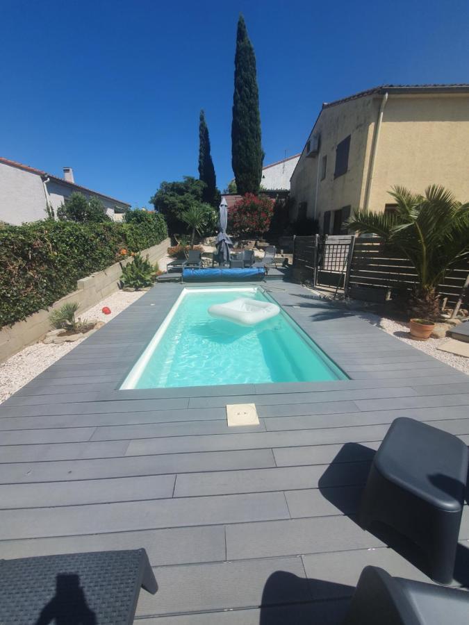 滨海阿热莱斯T2 Jusqu'A 4 Personnes En Rez-De-Jardin De Maison, Avec Piscine, Draps Et Serviettes De Toilette Fournis公寓 外观 照片